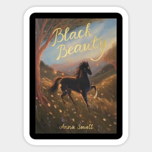 Black Beauty by Anna Sewell Book Cover Sticker